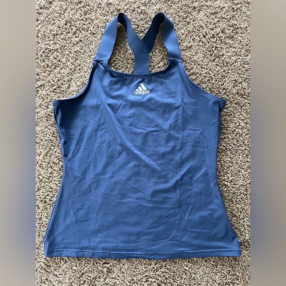 Blue Adidas Tennis Top